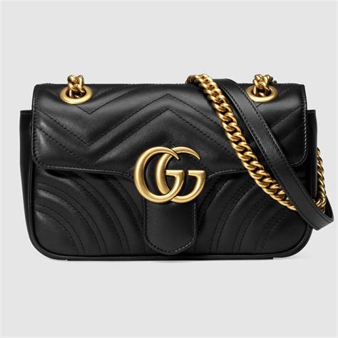 gucci marmont mini nera